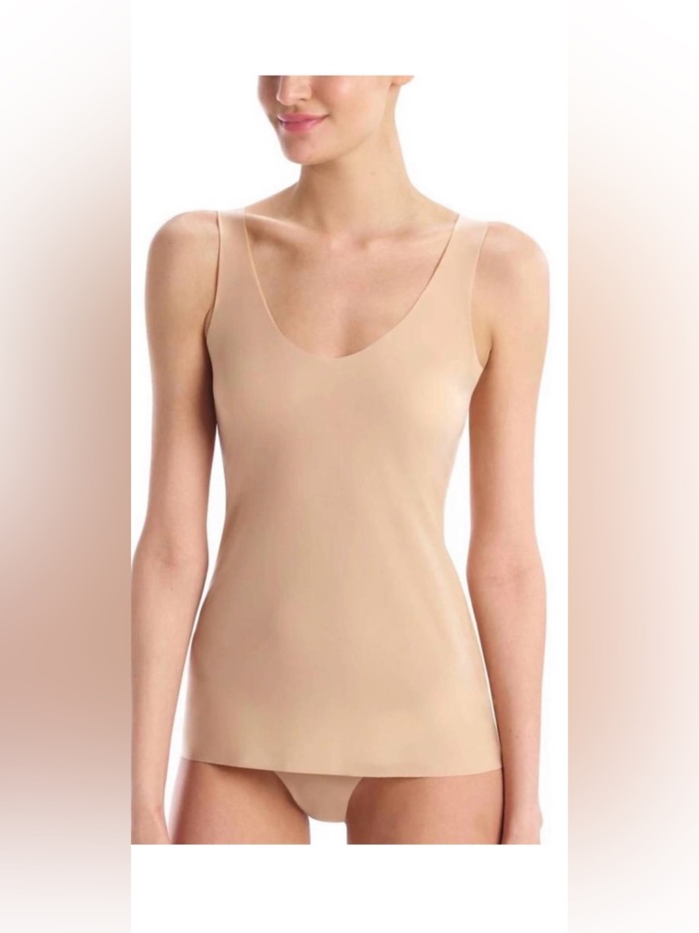 NEW COMMANDO whisper weight tank in beige women’s size small medium beige layer